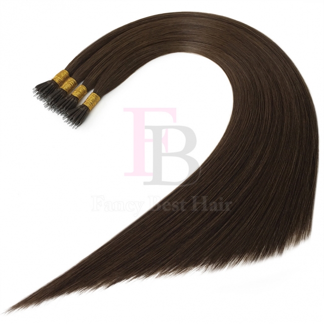 #4 Chocolate Brown Nano Ring Hair