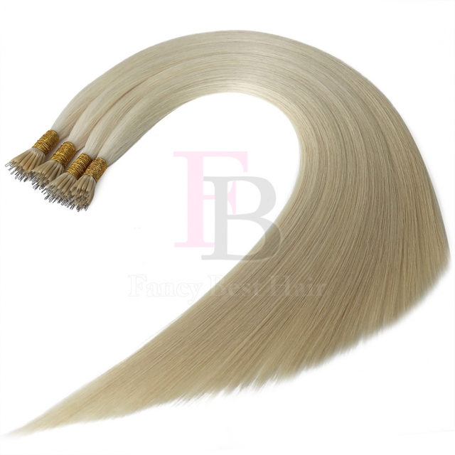 #60 Platinum Blonde Nano Ring Hair