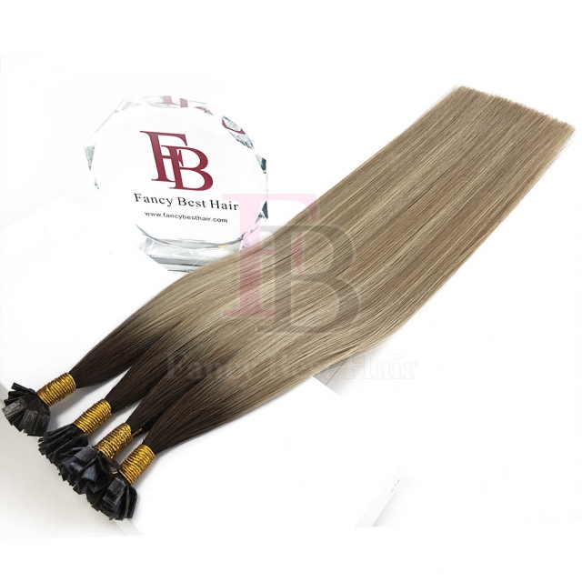 #T4-P18/60 Rooted Balayage Flat tip hair