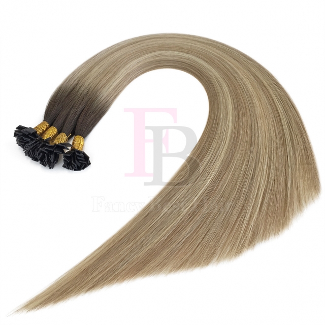 #T4-P18/60 Rooted Balayage Flat tip hair