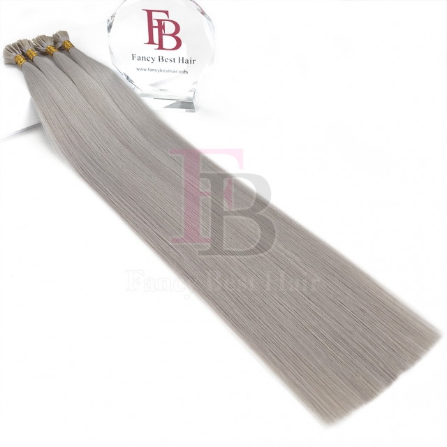 #ice blonde Flat Tip Hair