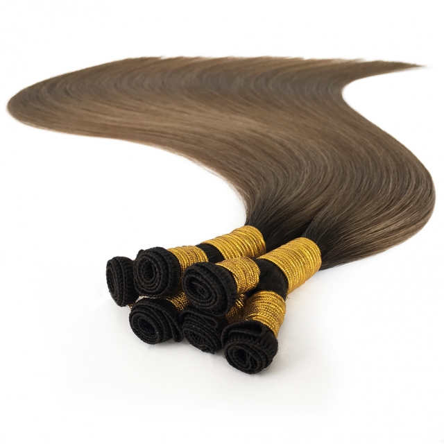 #T2-8 Ombre Hand Tied Weft