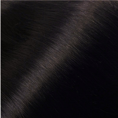Off Black #1B Flat Weft Hair Extensions
