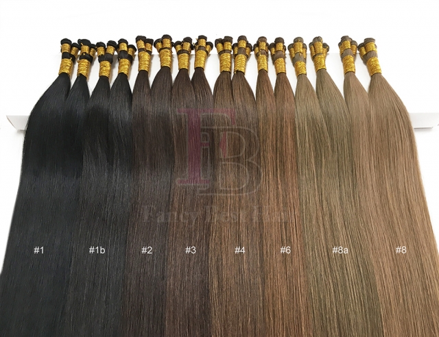 #8 Medium Golden Brown  Hand Tied Weft