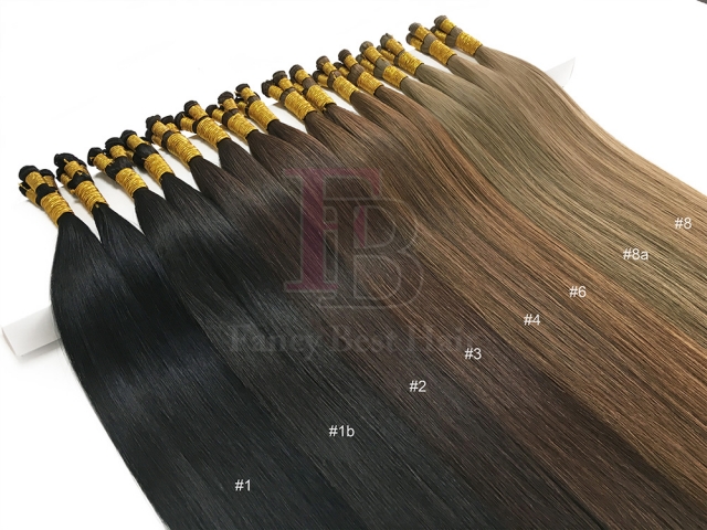 #8 Medium Golden Brown  Hand Tied Weft