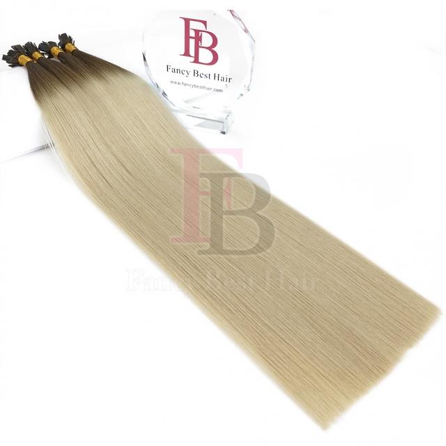#T8-60 Ombre Flat Tip Hair