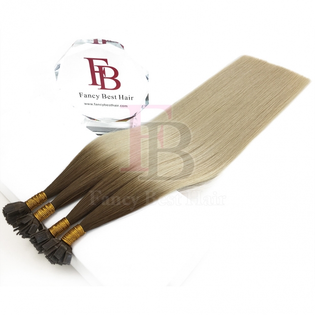 #T8-60 Ombre Flat Tip Hair
