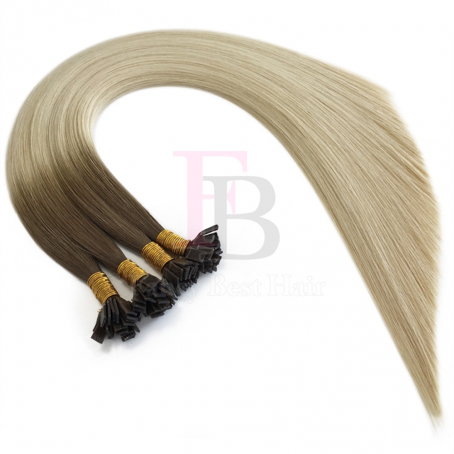 #T8-60 Ombre Flat Tip Hair