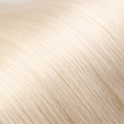 Platinum Blonde #60 Flat Weft Hair Extensions