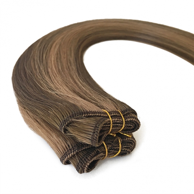 #P4/12 Piano Machine Weft Hair