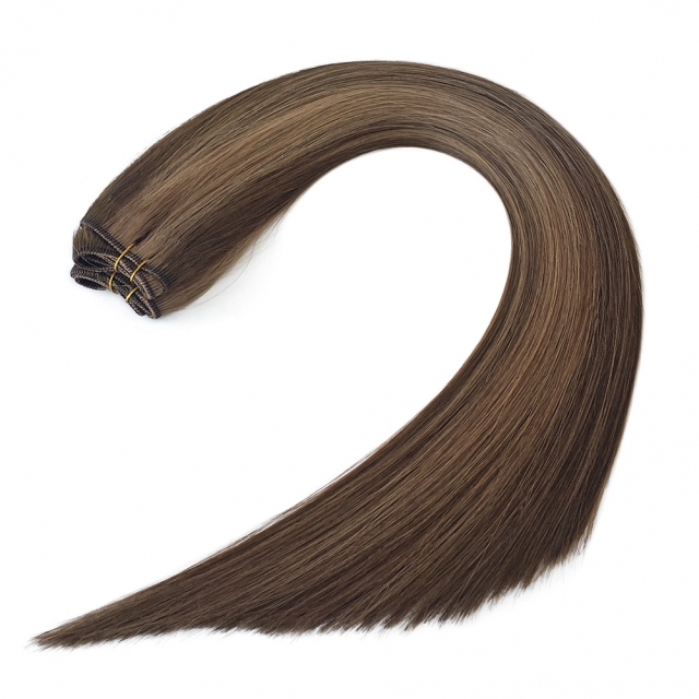 #P4/12 Piano Machine Weft Hair