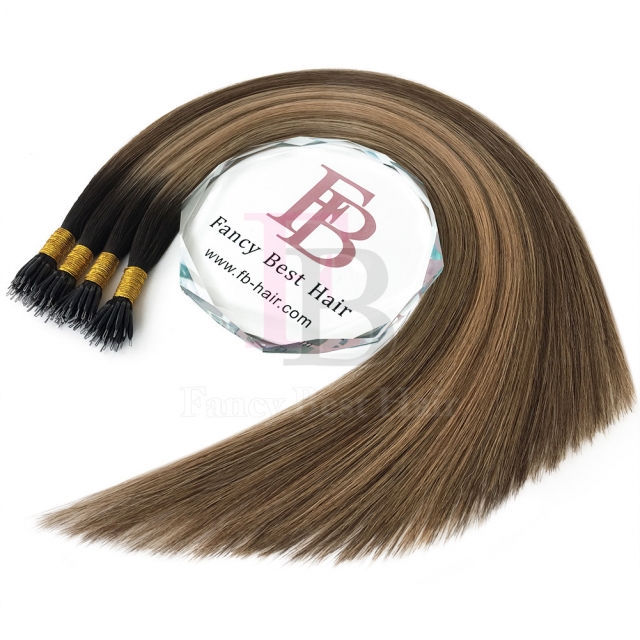 #T2-P4/27 Rooted Balayage Nano Ring Hair