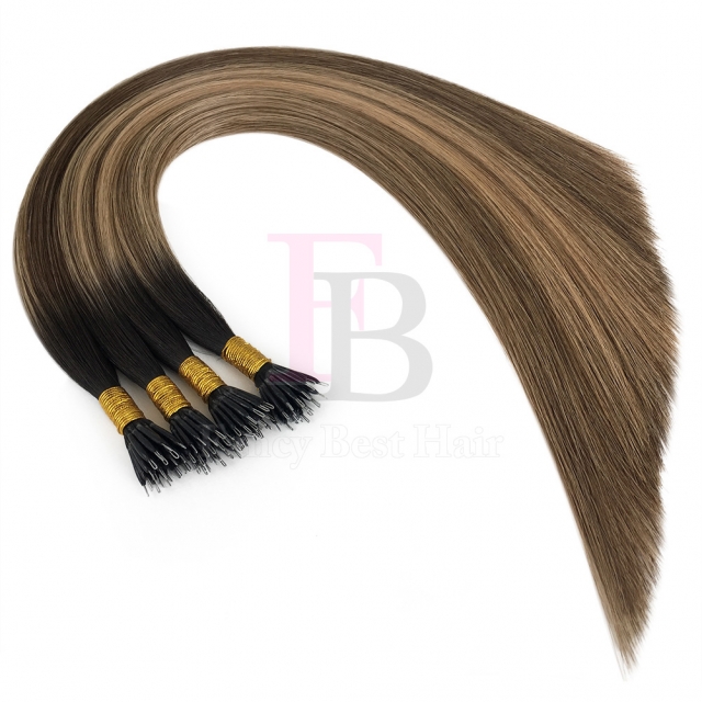 #T2-P4/27 Rooted Balayage Nano Ring Hair