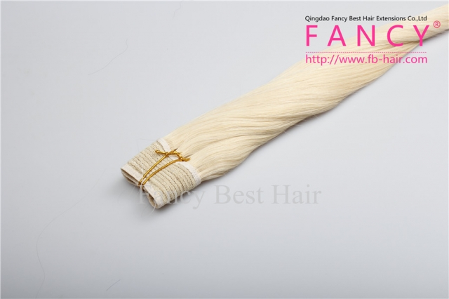 Platinum Blonde #60  Halo Hair Extensions