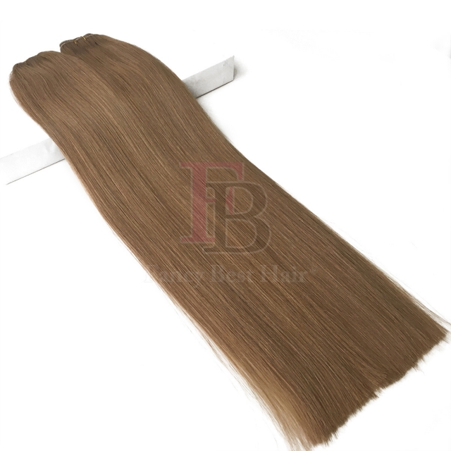 #12 Ash Blonde Machine Weft Hair
