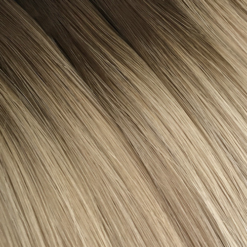 #T7-M60/ice Rooted Balayage  Flat tip hair