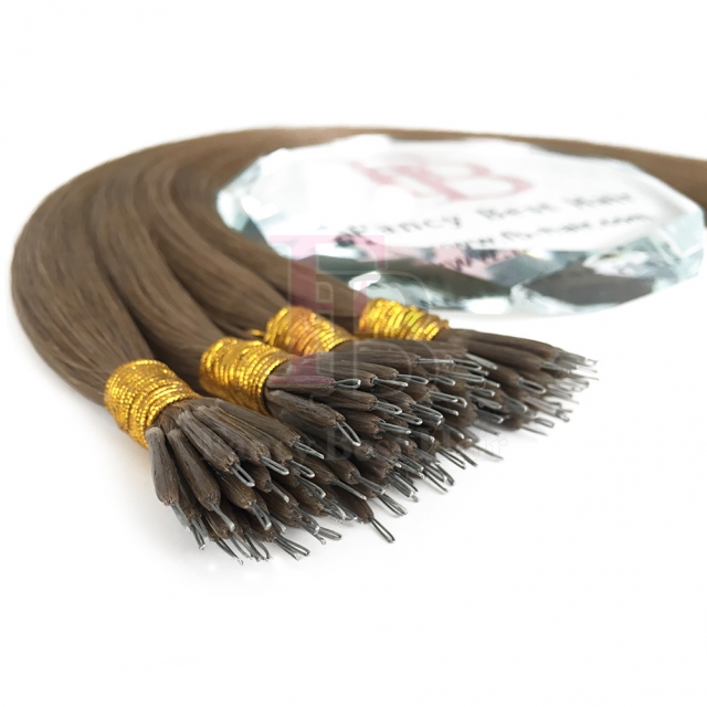 #8 Medium Golden Brown Nano Ring Hair