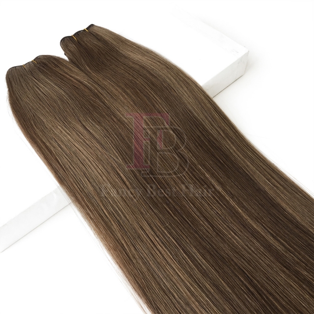 #P4/8 Piano Machine Weft Hair