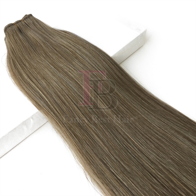 #M6/22 Mixed Color  Machine Weft Hair