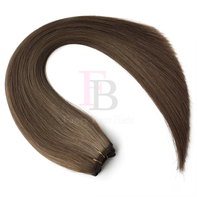 #P4/8 Piano Machine Weft Hair