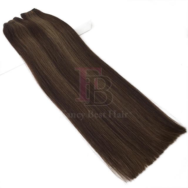#P3/6 Piano Machine Weft Hair
