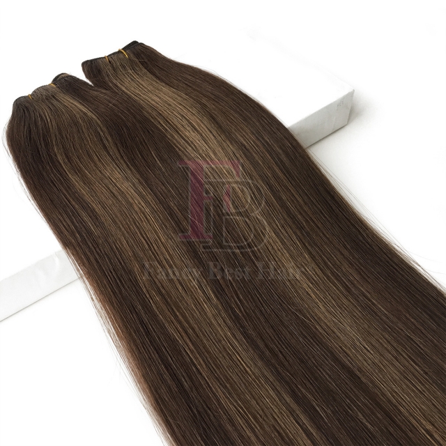 #P3/6 Piano Machine Weft Hair