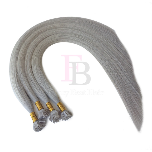 #Grey Flat Tip Hair