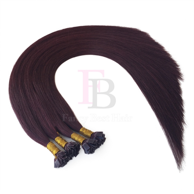 #99j Dark Wine Flat Tip Hair