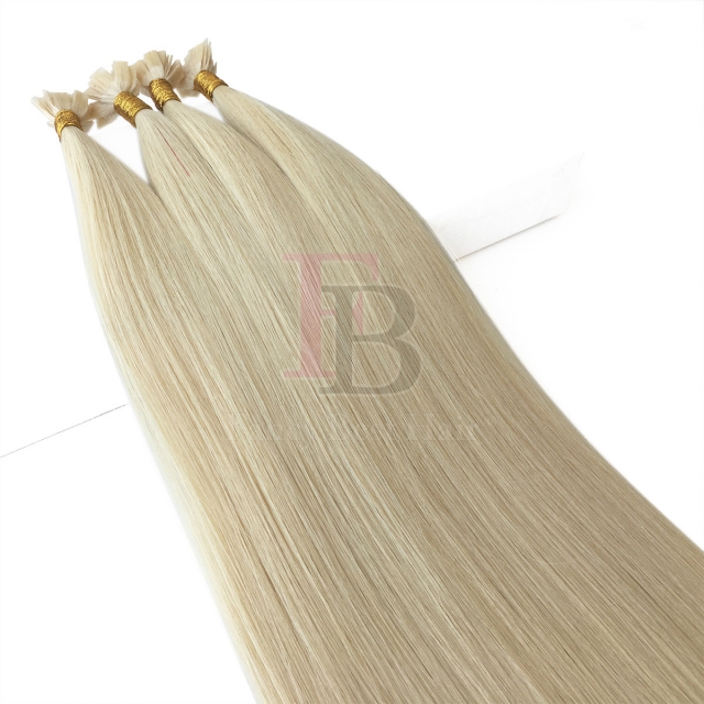 #613 Bleach Blonde Flat Tip Hair