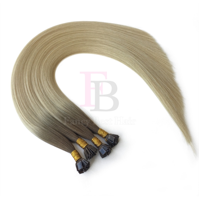 #T6-22 Ombre  Flat Tip Hair