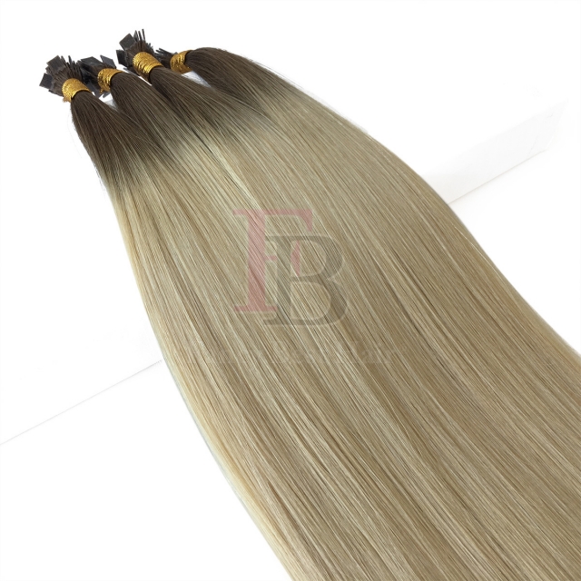 #T6-22 Ombre  Flat Tip Hair