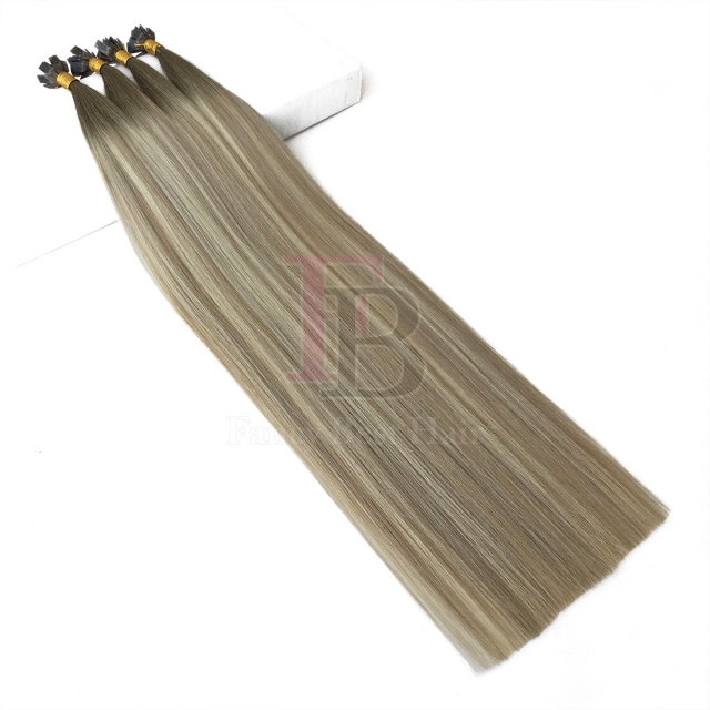 #T8-P14/60 Rooted Balayage Flat tip hair