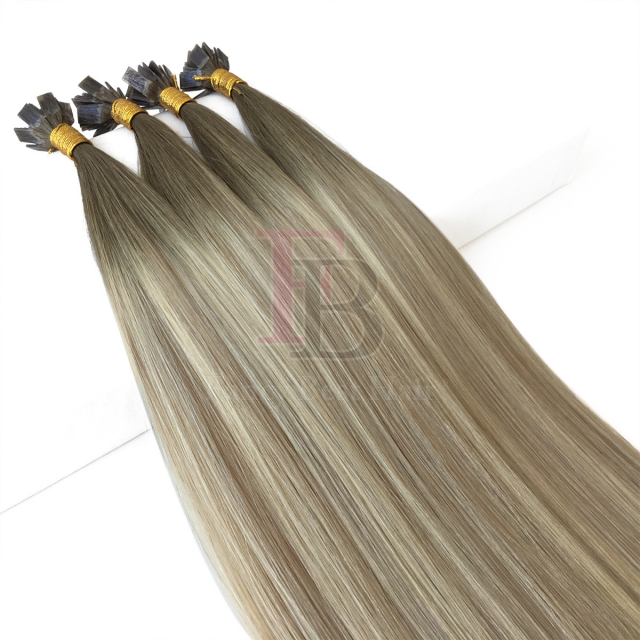 #T8-P14/60 Rooted Balayage Flat tip hair