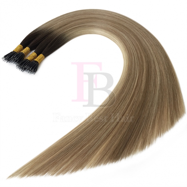 #T4-P18/60 Rooted Balayage Nano Ring Hair