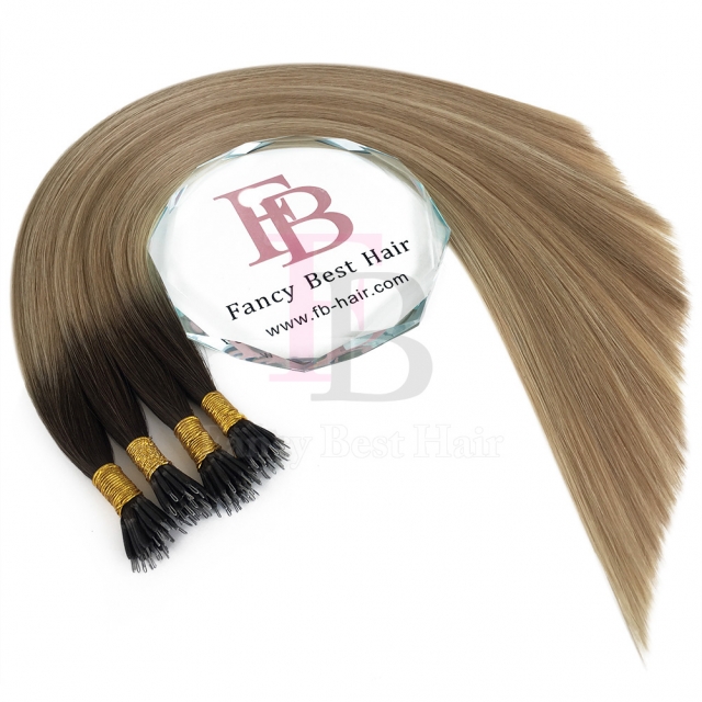 #T4-P18/60 Rooted Balayage Nano Ring Hair