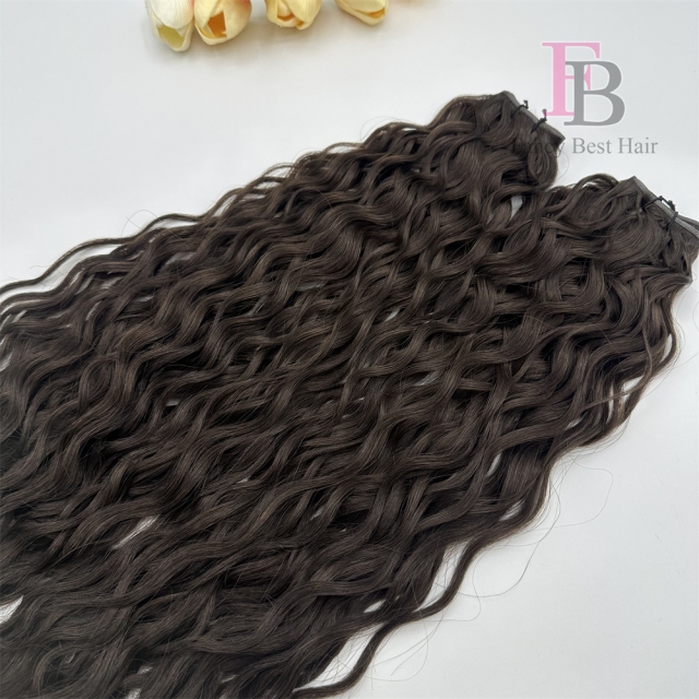 Curly ---- #2 Darkest Brown - Genius Weft