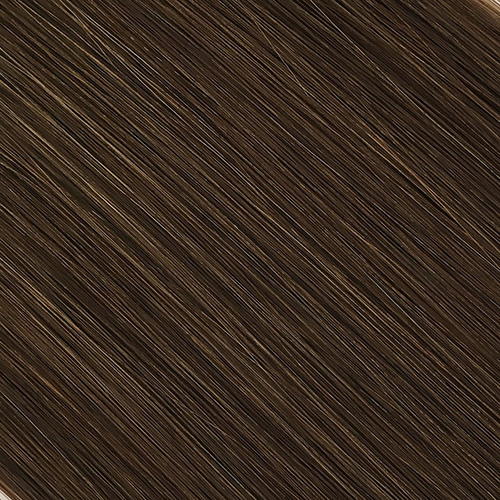 Curly --- #4 Chocolate Brown Hand Tied Weft