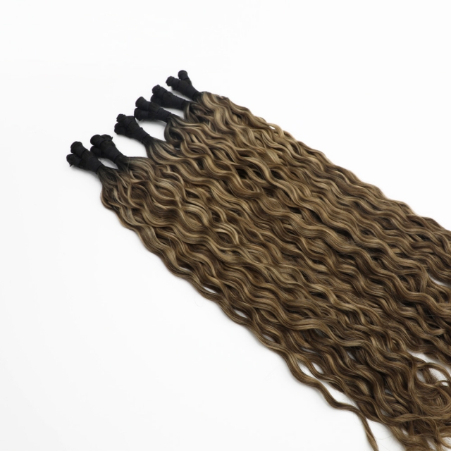 Curly --- #T2-P4/27 Hand Tied Weft