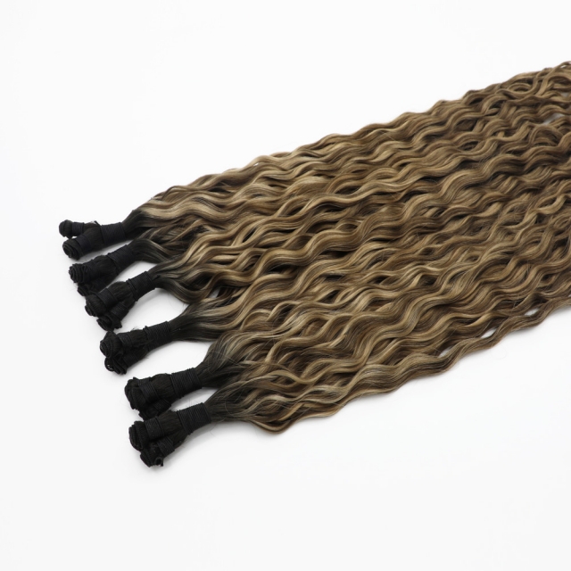 Curly --- #T2-P4/27 Hand Tied Weft