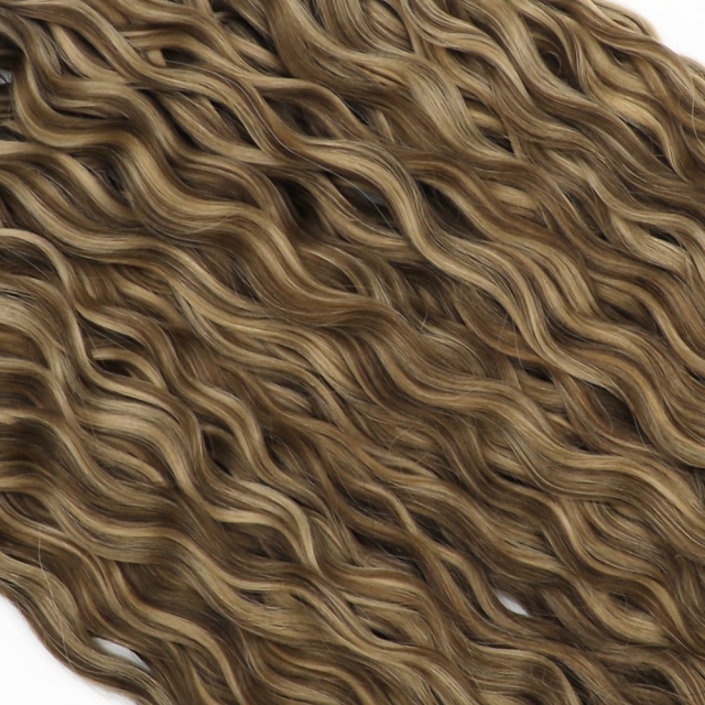 Curly --- #T2-P4/27 Hand Tied Weft