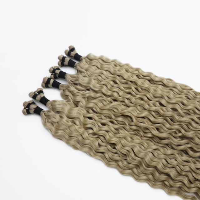 Curly --- #M18/60 Hand Tied Weft