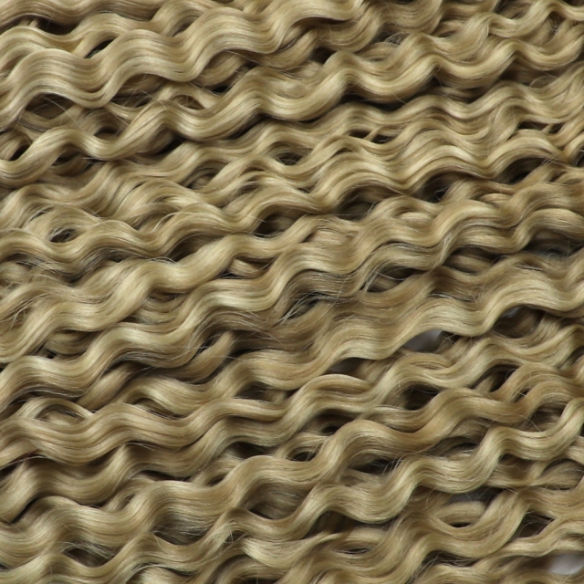 Curly --- #T4-P18/60 Hand Tied Weft