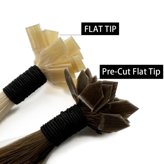 #T4-60 Ombre Flat Tip Hair