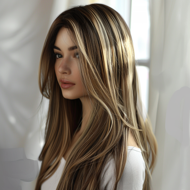 #T4-P4-60-FB009 Seasonal Spring Shade  Hand Tied Weft