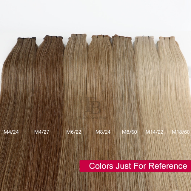 #M4/27 Mixed Color Machine Weft Hair