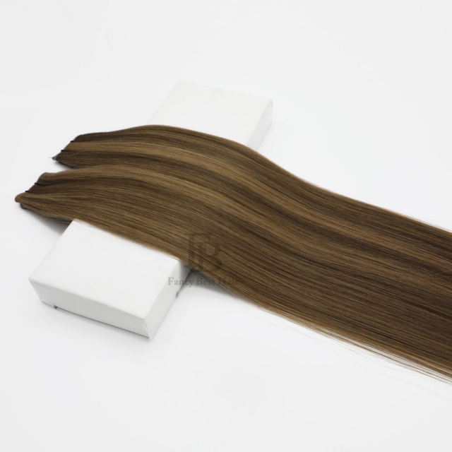 #P4/12 Piano Machine Weft Hair