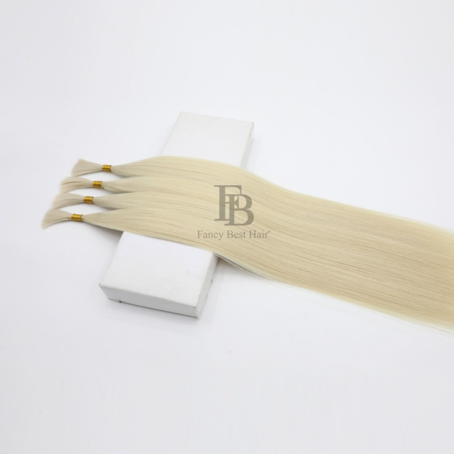 #60 Platinum Blonde   Hair Bulk