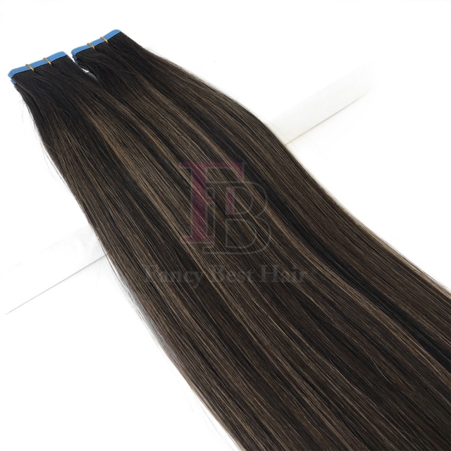 #T2-P2/6 Rooted Balayage Injection Tape Hair