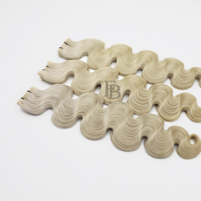 #ice Blonde- Genius Weft - Body Wave