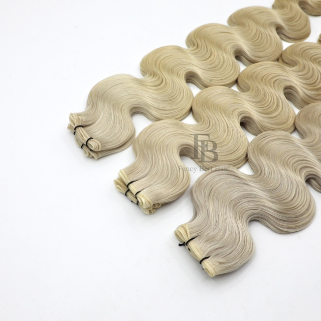 #ice Blonde- Genius Weft - Body Wave
